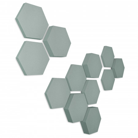 Edition LOFT Honeycomb - 12 Absorber aus Basotect ® - Farbe: Denim