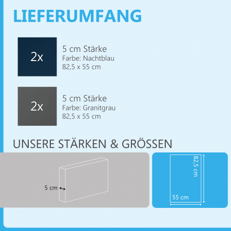 Schallabsorber aus Basotect ® G+ / 4 x Wandbild 82,5x55 cm Akustik Element Schalldämmung (Set 27)